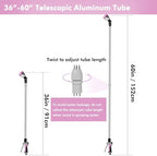 RESTMO Long Telescopic Watering Wand for Garden Hose, 36”-60” Garden Wand - Image 2