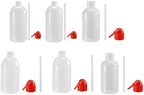 XYWHPGV Plastic Washing Bottle Squeeze Bottle Plant Succulent Watering Can 250ml + 500ml + 1000ml Red Narrow Mouth LDPE Tip Liquid Storage, Pack of 6(96781 243dc 04f84 94b70 5cf91 847cd by Unknown