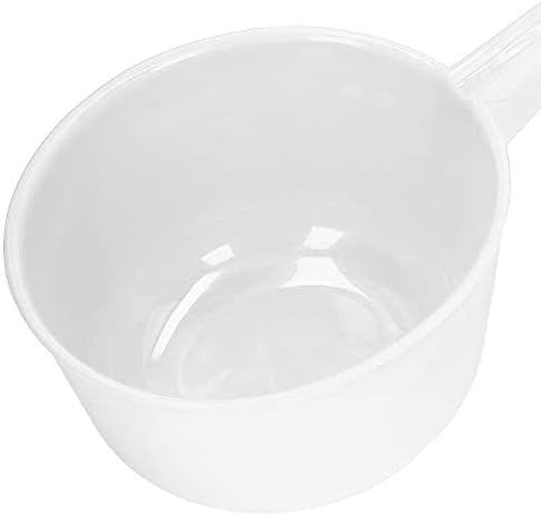 Plastic Water Scoop with Long Handle, Large Capacity, PE Material, Model 1506-1, for Garden, Bathroom, Kitchen, Washing Food, Baby Shower, Bathing, Watering Flowers (White) - Image 4