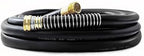 5/8" Garden Hose 20ft, -40℉ To 190℉ Hot/Cold Rubber hose, Black by BLENDLITETools