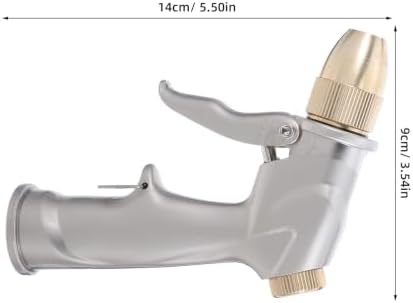 Beaupretty Heavy Duty Hose Sprayer Gun High Pressure Water Nozzle for Lawn and Car Use with Ergonomic Handle and Leak Prevention, for Watering Outdoor Areas and Pet Grooming - Image 2