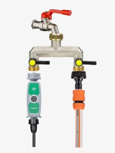 Freeze Proof Brass Water Manifold Splitter with Ball Valve (2 Way) by LeTkingok