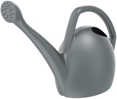 Bloem Rhino Watering Can: 2 Gallon Capacity - Charcoal - 100% Recycled Plastic Can, Easy Water Spout, One Piece Construction, for Indoor and Outdoor Use, Gardening by Bloem