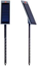 GROW24 Solar Powered Soil Moisture Meter, 9 Inch Probe, Plant Testing Tool for Indoor Outdoor Gardens (2) by GROW24