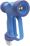 Soft Wash Gun, 350 PSI Blue High Flow Garden Water Gun with 1/2 in Inlet, Brass and Stainless Steel Body, 360° Rotating Adjustable Nozzle, Heavy Duty Sprayer for Car Wash, Siding, Irrigation by Unknown