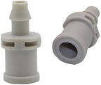 Hose Connector Barb Connector for Mist Spray Nozzle Agriculture Greenhouse Drip Irrigation Fittings 4/7 Mm Hose Connector 200 Pcs (Color : 5 mm Interface, Diameter : 1/4'') by Unknown
