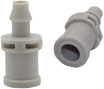 Hose Connector Barb Connector for Mist Spray Nozzle Agriculture Greenhouse Drip Irrigation Fittings 4/7 Mm Hose Connector 200 Pcs (Color : 5 mm Interface, Diameter : 1/4'') by Unknown