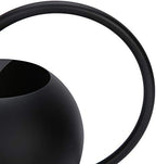 Stainless Steel Watering Can Long Mouth Practical 1L Capacity Garden Watering Pot for Indoor Outdoor Plants Houseplant Flowers Black 12.2x7.1x5.5in - Image 7