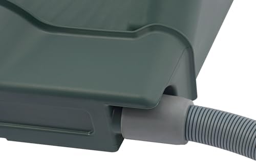 Vertical Wall Planter for Indoor Plant-Walls Mounted Pot with 6 Drainage Tray 24 Pack, 13" Planter w/6.56ft Drainage Pipe for Decor, Plastic Pots Balcony Planters (24, Army Green) - Image 6