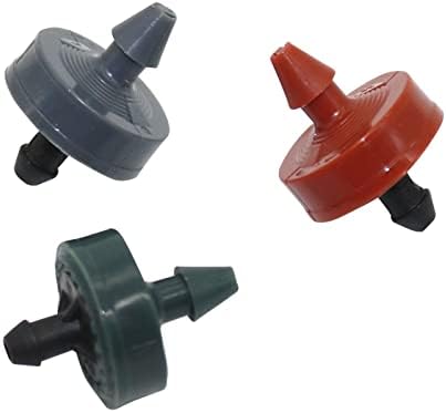 100 Pcs 2L 4L 8L Steady Flow Dripper Pressure Compensating Emitter Durable Drip Irrigation Water Regulator Steady Flow Dripper(Light Grey) - Image 5