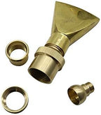 Fountain Nozzle,Hose Fittings 1 Pc Ornamental Adjustable Brass Fan Shaped Fountain Nozzles 1/2" 3/4" 1" 2" Duckbill Column Garden Landscape Sprinkler Fountain(1 Inch) - Image 4