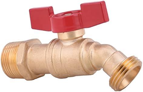 (10-Packs) Male Hose Bibb 3/4" MIP × 3/4" MHT with 1/4-Turn Water Hose Shut Off Valve, Hreaded Garden Hose Outlet Ideal for Gardens, patios, Boiler Drain - Image 4