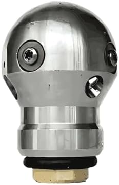 3/8" Rotating Sewer Nozzle for Pipe Cleaning, Stainless Steel by Unknown