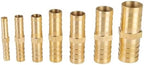 Brass Hose Barb Fitting 4-25mm Straight Elbow Y Tee Cross Bulkhead 2/3/4 Way Splitter For Garden Home Water Pipe(Elbow,25mm) - Image 3