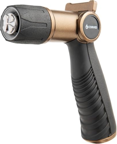 20-Pack Corvid Thumb Control Adjustable Nozzle - Heavy-Duty Metal, 1-Pattern Spray with Ergonomic Grip for Easy Water Flow Control, Ideal for Tough Cleaning and Watering Tasks like Car Washing,Garden by Unknown