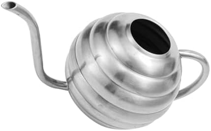 Toyvian Indoor Garden Tool Water Containers Stainless Steel Watering Pot Long Spout Watering Can Metal Sprinkler by Toyvian