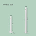 Outdoor Stainless Steel Garden Water Faucet Stand, Decorative Hose Holder & Fountain Dispenser, Ideal for Irrigation & Washing (90x12.5CM) - Image 2