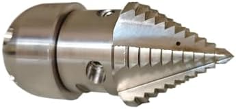 1" Rotating Nozzle High Pressure Rotating Nozzle Sewer Mine Cleaning Water Gun Nozzle Sludge Side 4 Rear 6 Holes(1 female 150LPM) - Image 3