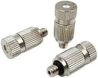 30Pack Fog Mist Spray Nozzle, High Pressure Brass Nickel Plating Nozzle, Cleanable Water Mist Sprayers, 10/24 UNC Fog Nozzles, 3/8 quick installation hose/ tube/ pipe slip lock connector ( Size : Orif - Image 6