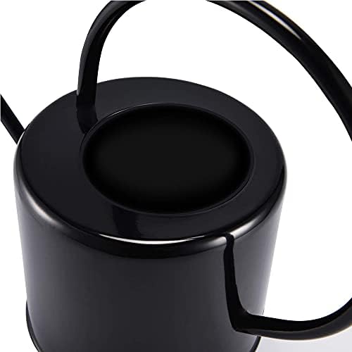 Retro Style Gorgeous Long Spout/Iron Watering Can Gardening Tool 1.7 L (Black) - Image 5