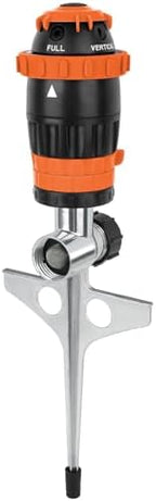RESTMO Gear Drive Sprinkler with Metal T-Spike Base,Orange by Restmo