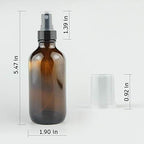 4oz Amber Glass Spray Bottle for Essential Oils,Small Empty Fine Mist Spray Bottle, Refillable Liquid Containers for Perfumes,Cleaning Products,16 Pack - Image 3