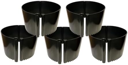 5 Pack Plant Rings for Outdoor Plants – Interlocking Planting Grow Rings | Garden Rings for Plants Support and Soil Moisture Retention – Grow Rings for Plants | Made in USA by Unknown