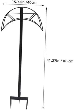 Iron Stand Freestanding Garden Hose Holder for Outdoor Storage - Image 2