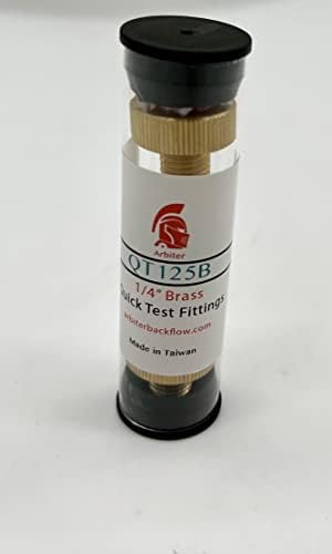 Arbiter Backflow Quick Connect Test Fittings (Brass, 1/4" (Set of 3)) - Image 4