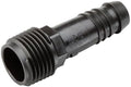 Replacement For Compatible With Rain Bird SWGA050S Plastic Black MPT to Barb Adapter 1/2 Dia. in. (Pack of 36) by Unknown