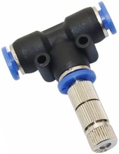 5 Pcs 10mm Tee Connector Garden Irrigation Quick Connectors Pneumatic Joint Mist Cooling System Adapters - Image 7