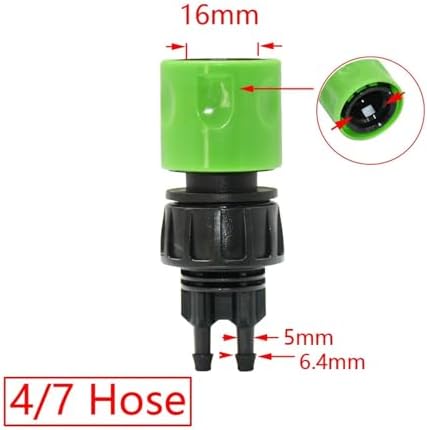 Ship accessories Quick Connector Nipple EURO 3/4'' Threaded Barb Adapter for 4/8/16/20/25/32mm PE Hose Pipe Garden Drip Irrigation Watering Irrigation accessories(Light green) - Image 3