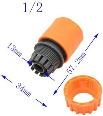 Expandable Garden Hose Repair Kit 15PCS Garden Hose Coupling Irrigation Tool Fittings for Diameter 20mm Water Pipe Connect Or Spray Connector(Gold) - Image 2