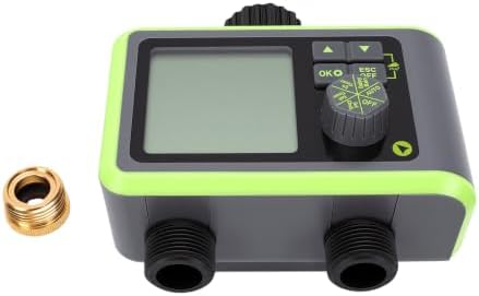 Sanpyl 2-Zone Sprinkler Timer with Rain Sensor, Brass Inlet Outlets - Image 6