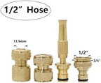 Ship accessories Copper High Pressure Nozzle Car Wash Watering Garden Hose Water Guns Adjustable Spray Hose Brass Sprinklers Irrigation accessories(D) - Image 5
