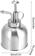 Stainless Steel Hand Pressing Watering Can, Plant Sprayer Mister, Watering Pot for Indoor Garden Plants - Image 3