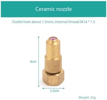 Adjustable Garden Hose Nozzle Sprayer, Elbow and Straight for Easy Watering Brass Ceramic Spray disc 10pc - Image 2