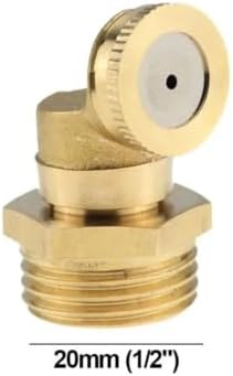 1Pc 1/2" Misting Nozzle Brass Atomizing Spray Fitting Nebulizer Hose Connector Water Sprinkler Adjustable Garden Lawn - Image 7