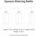 Squeeze Watering Bottle with Narrow Nozzle, POM Plastic for Precise Indoor Plant Care, White (1 PC) - Image 7
