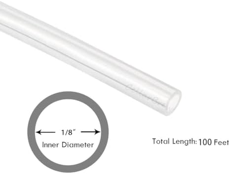 1/8" ID Silicon Tubing, JoyTube Food Grade Silicon Tubing 1/8" ID x 3/16" OD 100 Feet High Temp Pure Silicone Hose Tube for Home Brewing Winemaking - Image 2
