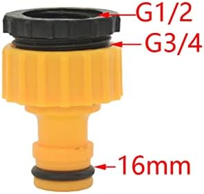 Hose Connector Adapter Garden Quick Coupling 1/2 3/4 1 Inch Female To 5/8 Inch Faucet Quick Coupling Adapter Car Wash Water Gun Accessories 50 Pieces (Color : US) - Image 6