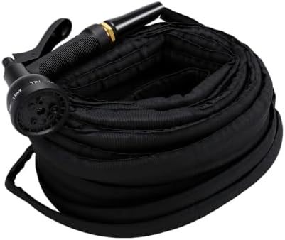 Hyuduo Non Expanding Garden Hose 100 ft,Lightweight Flexible Water Hose - Image 2