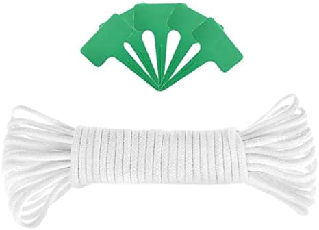 Self Watering Wick Cord, Capillary Wick Cord Vacation Plant Sitter DIY Hydroponic Wicking Self-Watering(60ft/18m) by Unknown
