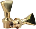 1/2 3/4 1 1.5 2 Adjustable Fan Shaped Brass Fountain Nozzle Spray Decorate Pond Jet Sprinkler Head(1I2 Inch to 3I4 Inch) - Image 3