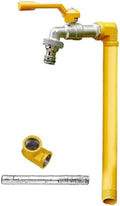 Floor Mounted Faucet Outdoor Water Pipe Vertical Fountain Irrigation Column,Freestanding 304 Stainless Steel Garden Water Column - Anti-Freeze Faucet for Outdoor Irrigation & Watering, 16in by Unknown