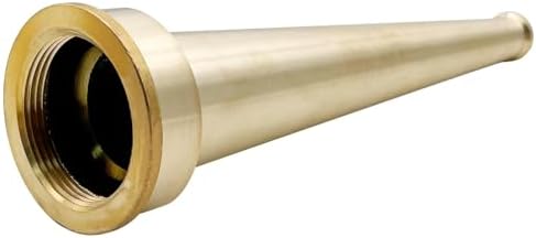 Brass Fire Equipment, Plain Hose Nozzle, 1-1/2" NPSH (NPT), 10" Length, 1/2" Orifice (1.5" NPSH/NPT) - Image 4