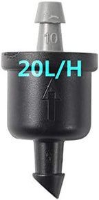 Garden Lawn Sprinkler Irrigation System 50 Pcs Automatic Pressure Compensate Regulator Emitter Agriculture Orchard Steady Flow Dripper Garden Watering Supplies (Color : 20L/H) by Lrjskwzc