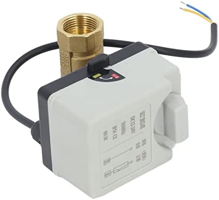 Motorized Ball Valve Brass Body ABS Shell 2 Way Normally Closed Electrical Ball Valve DC12 To 24V DN20 IP54 For Industrial Automation Control Systems - Image 6