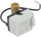 Motorized Ball Valve Brass Body ABS Shell 2 Way Normally Closed Electrical Ball Valve DC12 To 24V DN20 IP54 For Industrial Automation Control Systems - Image 6
