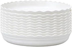 Round Plastic Plant Saucers Water Catch Tray, Garden Tray, 10 pcs by Unknown